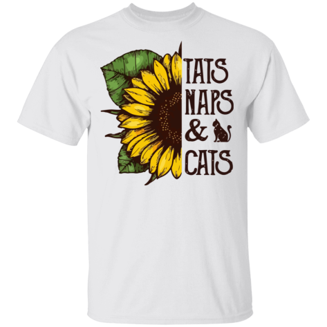 sunflower & cat shirt