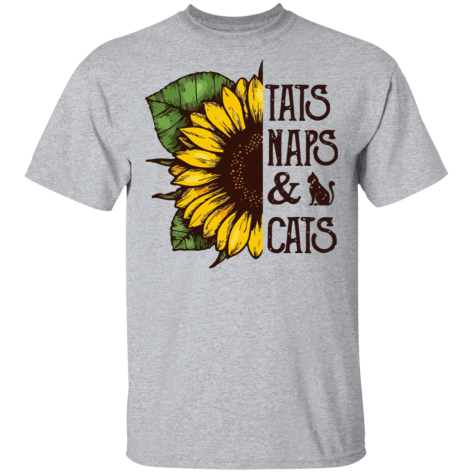 sunflower & cat shirt