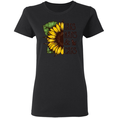 sunflower & cat shirt