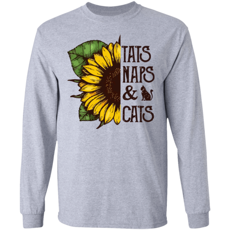 sunflower & cat shirt