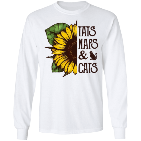 sunflower & cat shirt