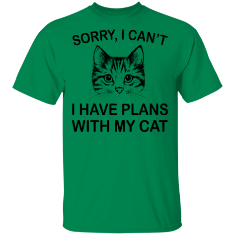 plans with cat shirt