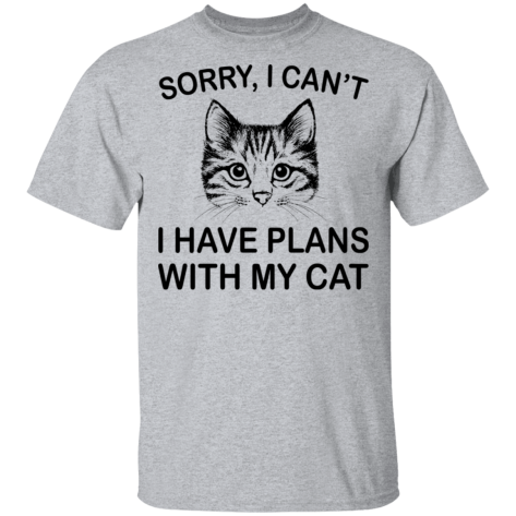 plans with cat shirt