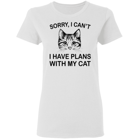 plans with cat shirt