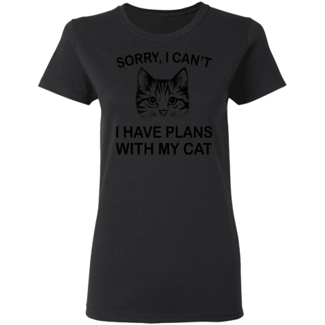 plans with cat shirt