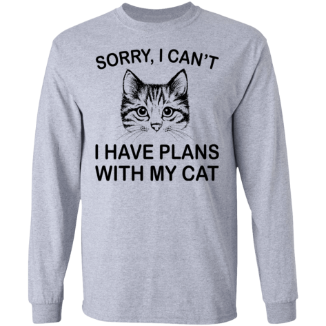 plans with cat shirt