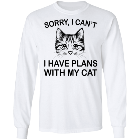 plans with cat shirt