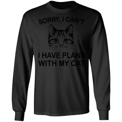 plans with cat shirt