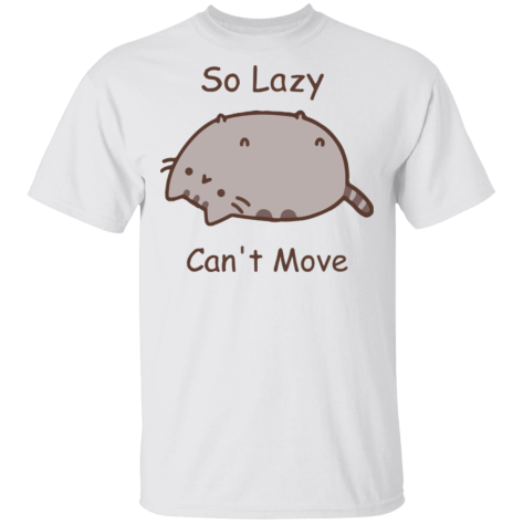 cat so lazy shirt