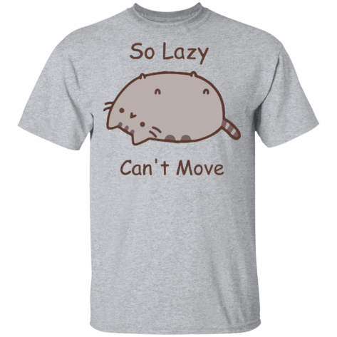 cat so lazy shirt