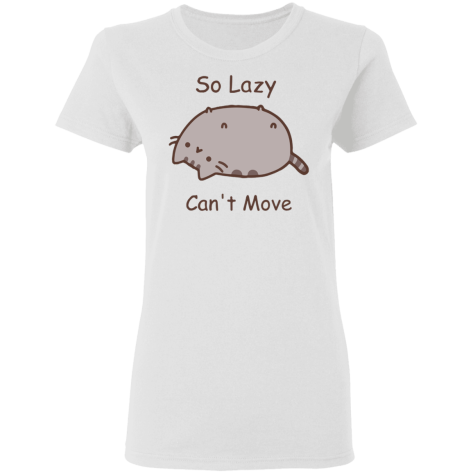 cat so lazy shirt