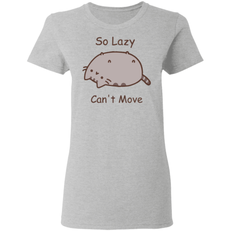 cat so lazy shirt