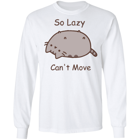 cat so lazy shirt