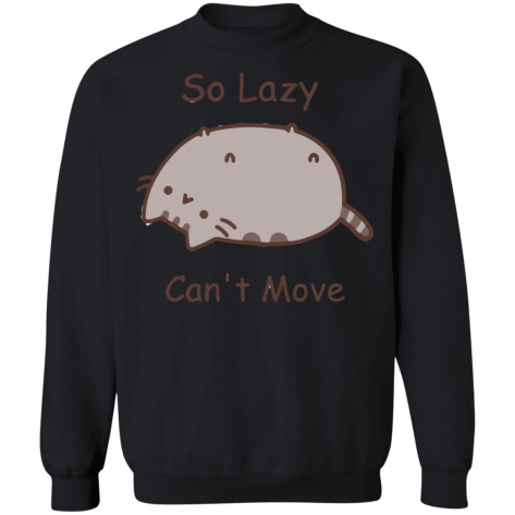 cat so lazy shirt