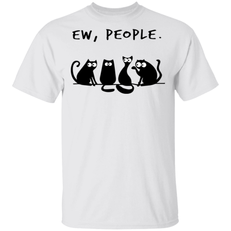 Four Black Cat Ew People Shirt