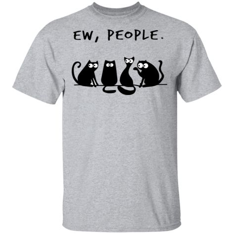 Four Black Cat Ew People Shirt