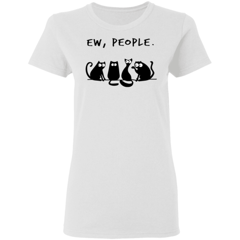 Four Black Cat Ew People Shirt