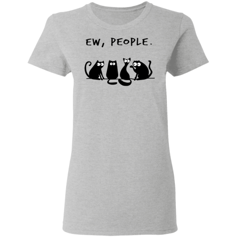 Four Black Cat Ew People Shirt