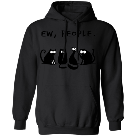 Four Black Cat Ew People Shirt