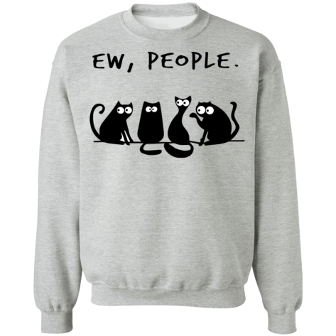 Four Black Cat Ew People Shirt