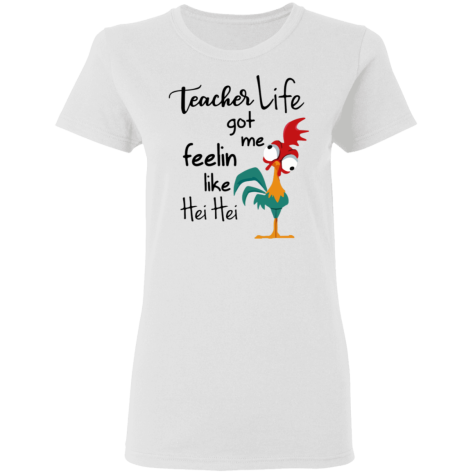 Tiny Big Eye Chicken Teacher Life Got Me shirt