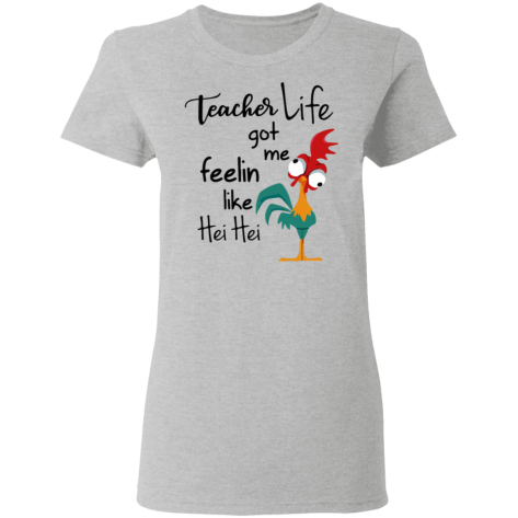 Tiny Big Eye Chicken Teacher Life Got Me shirt