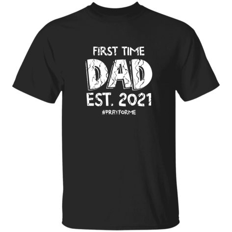 First time dad est 2021 shirt